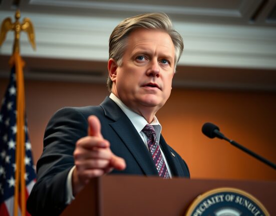 U.S. Vice President JD Vance announces the impending end to the war with Iran during a press briefing.