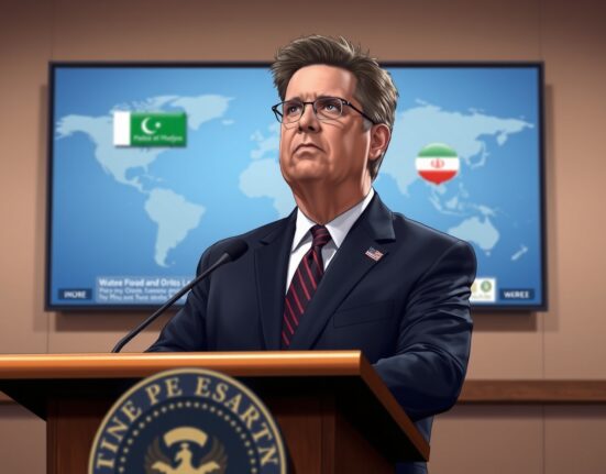 Vice President J.D. Vance at a briefing on the uncertain diplomatic trip to Pakistan for Iran nuclear talks.