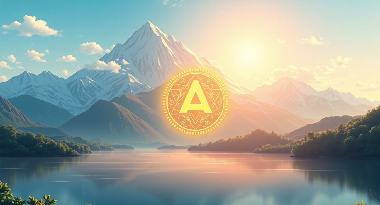 Conceptual Ghibli-style art representing the groundbreaking VanEck Avalanche ETP launch for U.S. investors.