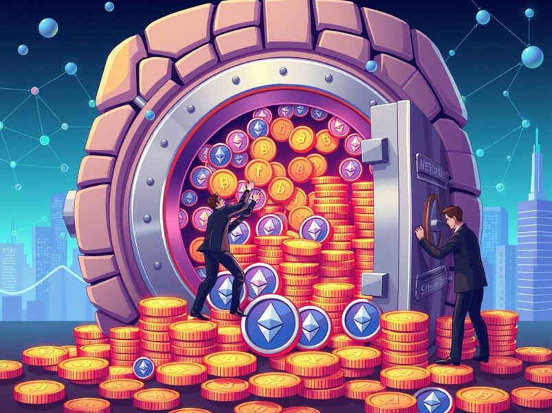 VanEck's revolutionary Ethereum staking strategy showing institutional crypto investment growth