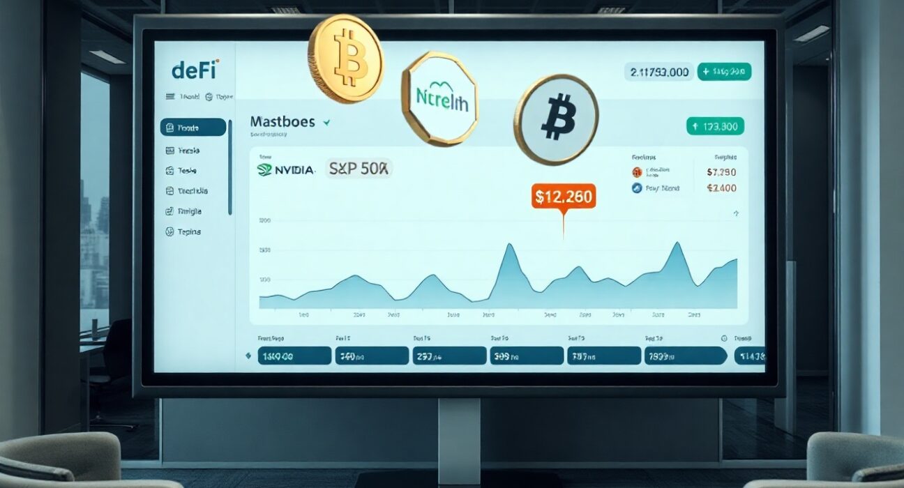 Venus Protocol DeFi dashboard with tokenized stock assets on BNB Chain