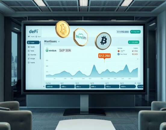 Venus Protocol DeFi dashboard with tokenized stock assets on BNB Chain