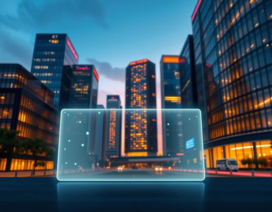 Vietnamese financial district with digital exchange interface representing the new crypto regulation milestone