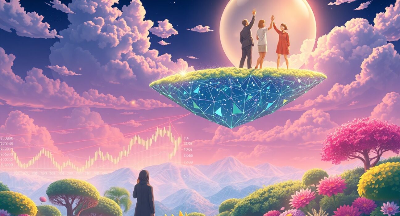 Vitalik Buterin's dual-layer structure concept for blockchain governance separating execution and judgment.