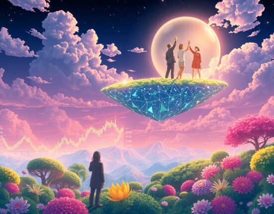 Vitalik Buterin's dual-layer structure concept for blockchain governance separating execution and judgment.