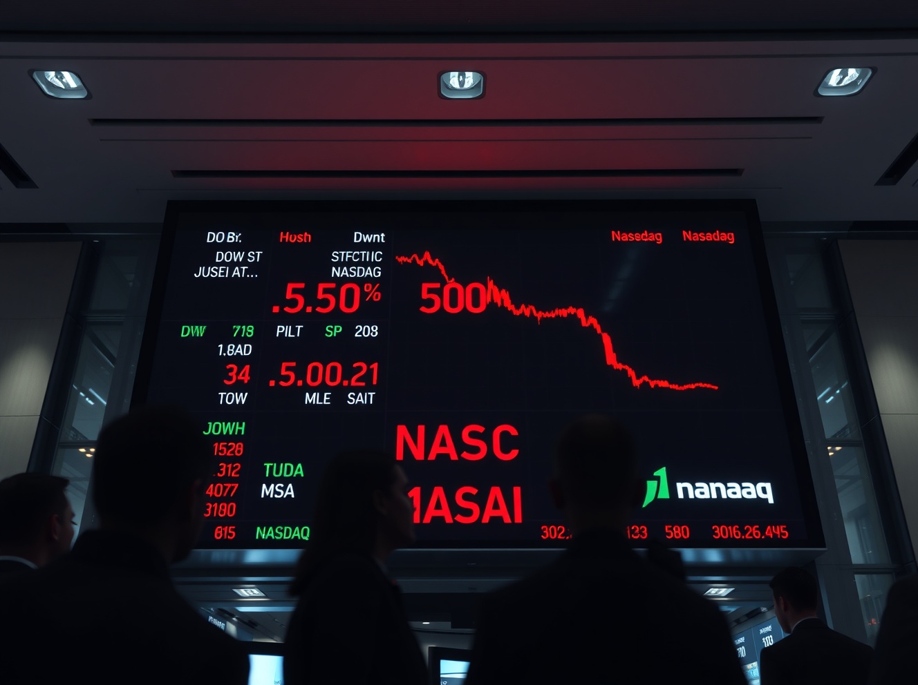 Wall Street Ends Mixed: Dow Edges Higher, Nasdaq Slips Over 1%
