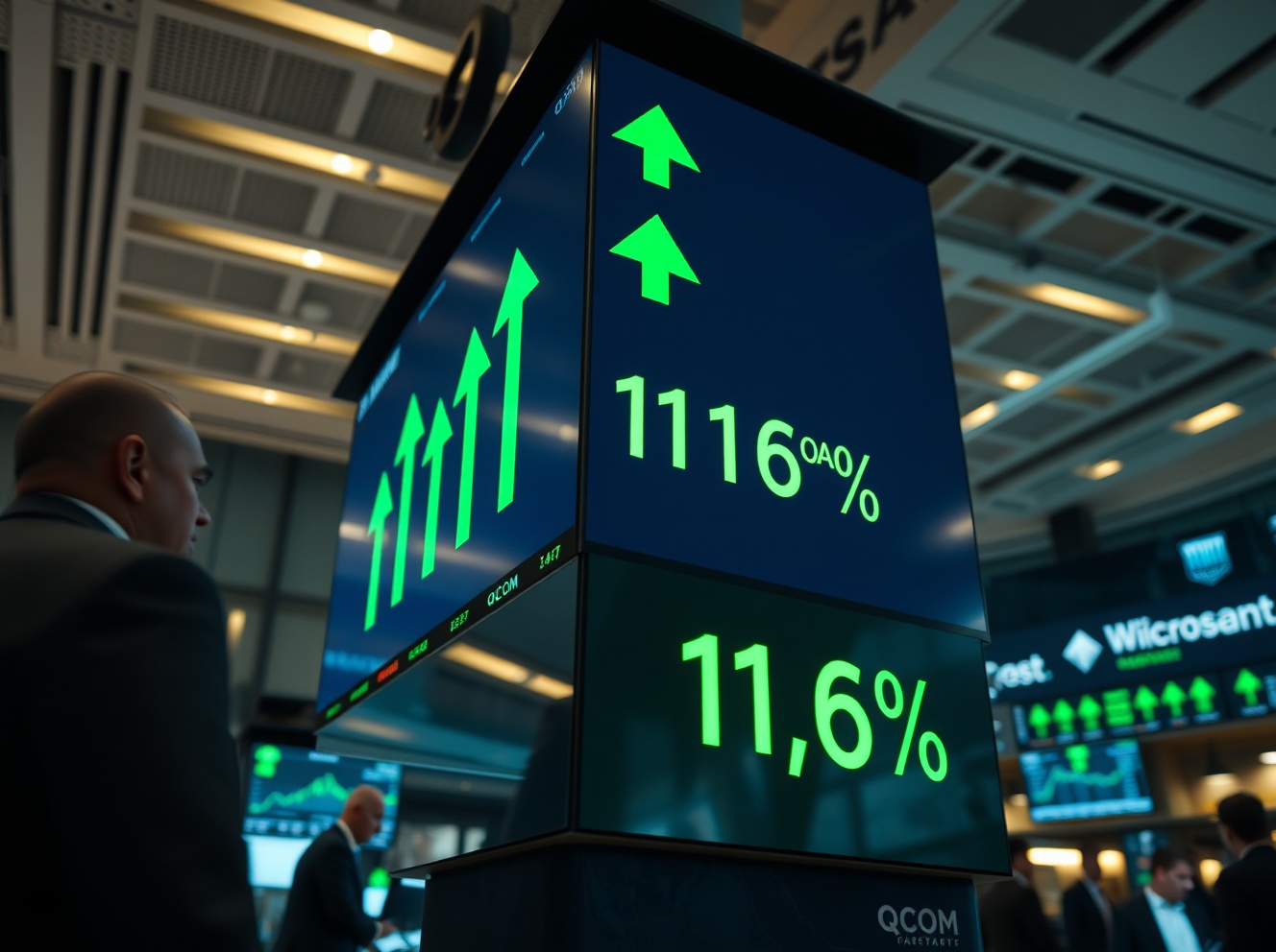 Wall Street Ends Higher as Qualcomm Surges 11.6% on AI Chip Optimism