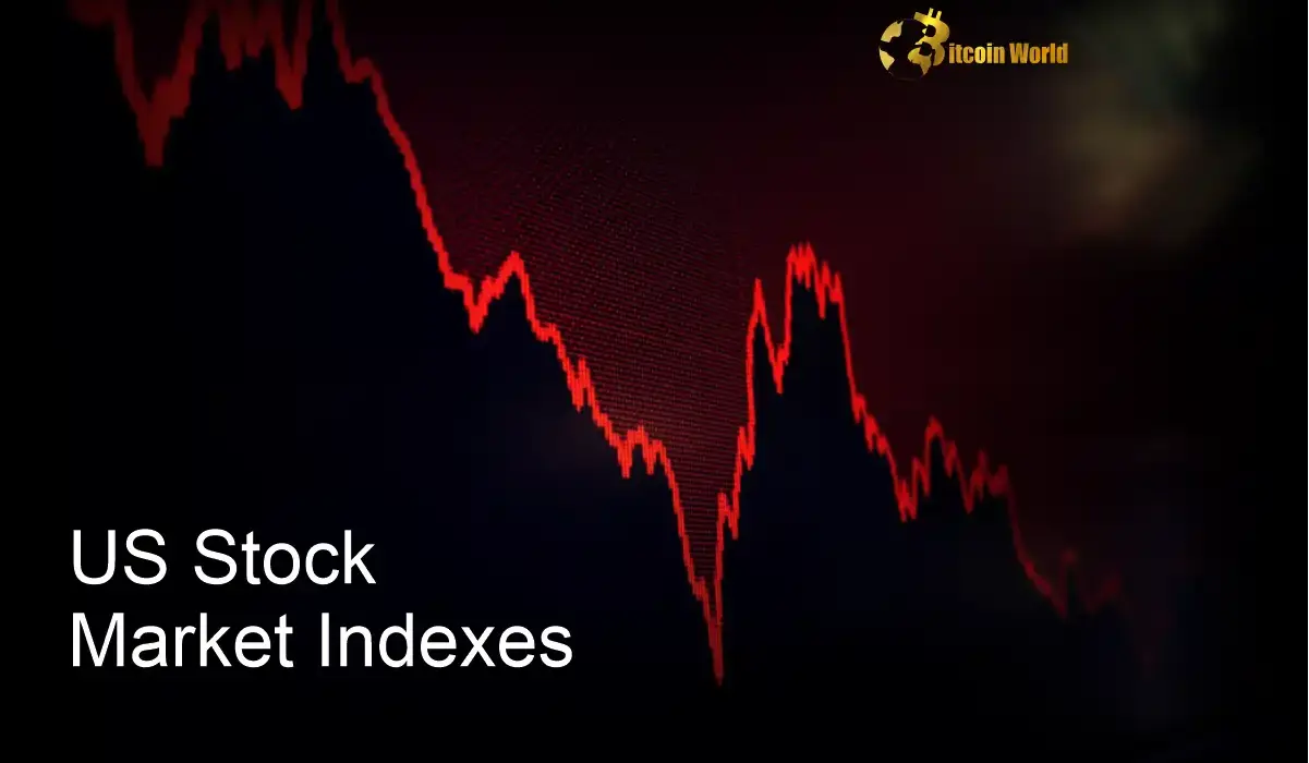 Warning US Stock Market Indexes Fall Sharply
