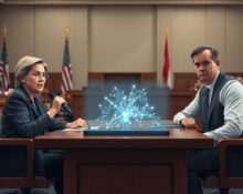 Senator Elizabeth Warren confronting Pentagon over AI ethics and Anthropic retaliation allegations in a government hearing.