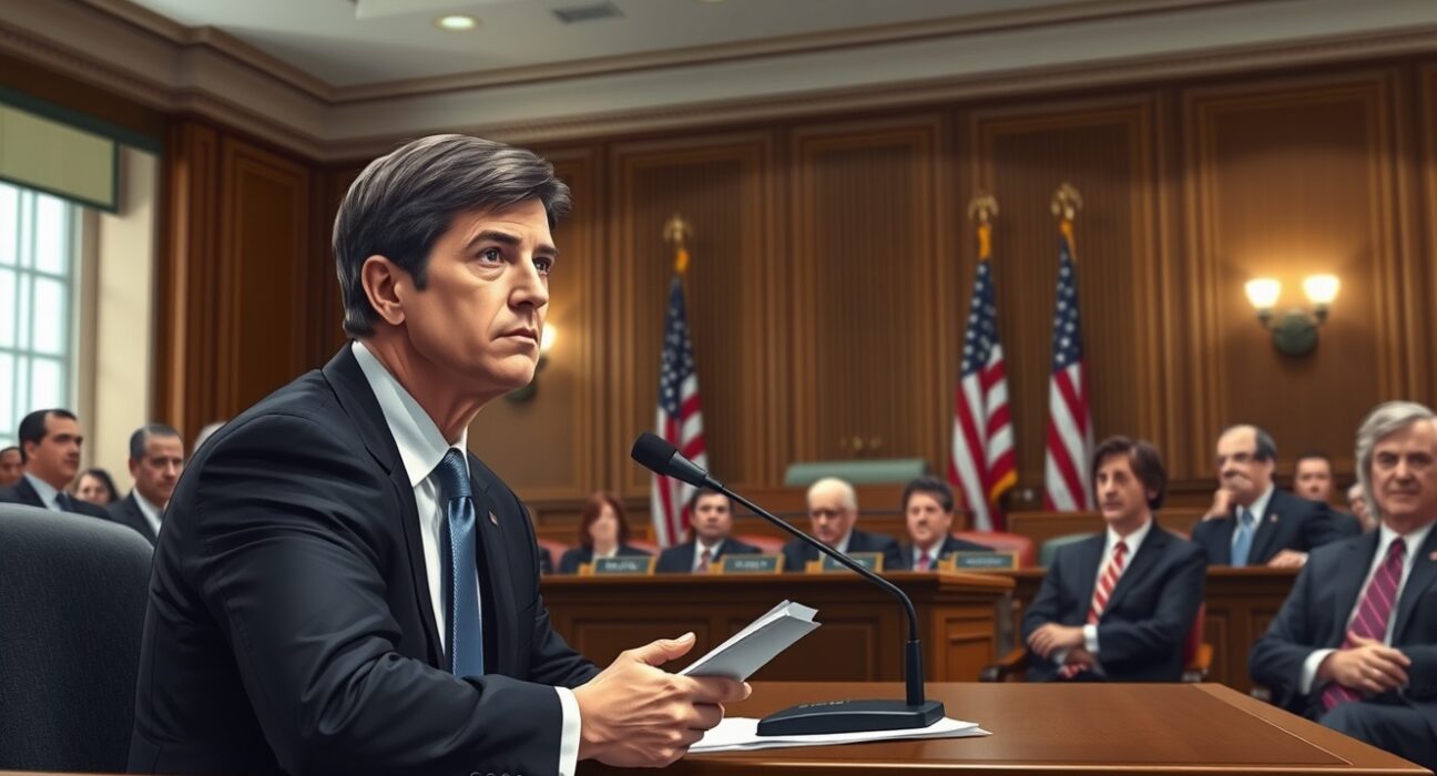 Kevin Warsh testifying about Federal Reserve leadership before Senate Banking Committee