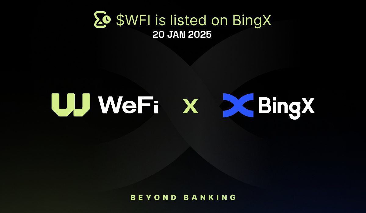 WeFi Expands Global Reach with WFI Token Listing on BingX