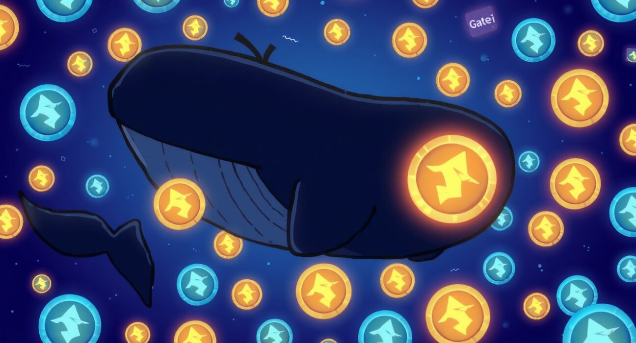 A cartoon whale making a significant ASTER purchase, illustrating the impact of large crypto transactions.