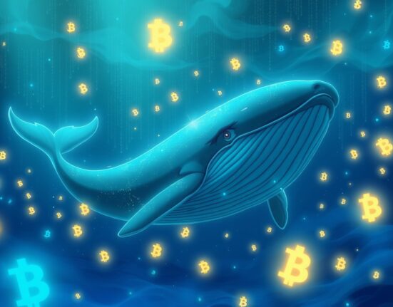 A cryptocurrency whale shifting strategy from Bitcoin to a massive Ethereum short position in blockchain markets.