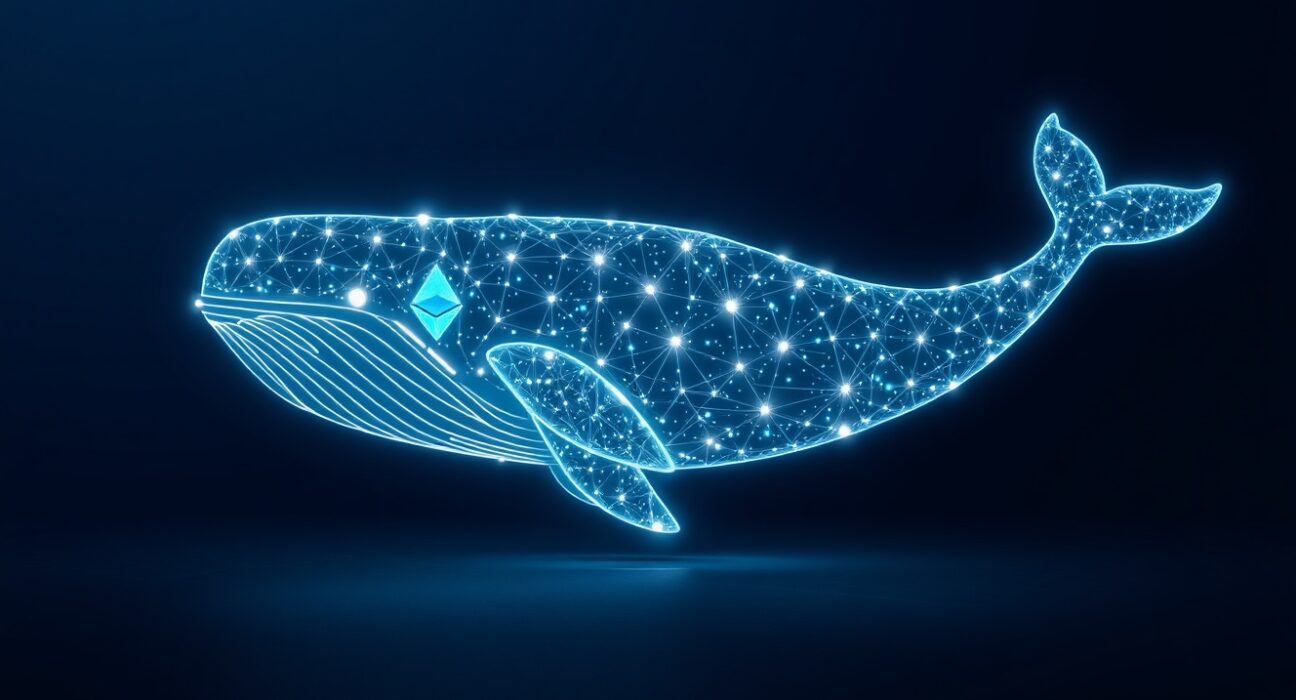A digital whale representing a major investor in the Lido liquid staking token market.