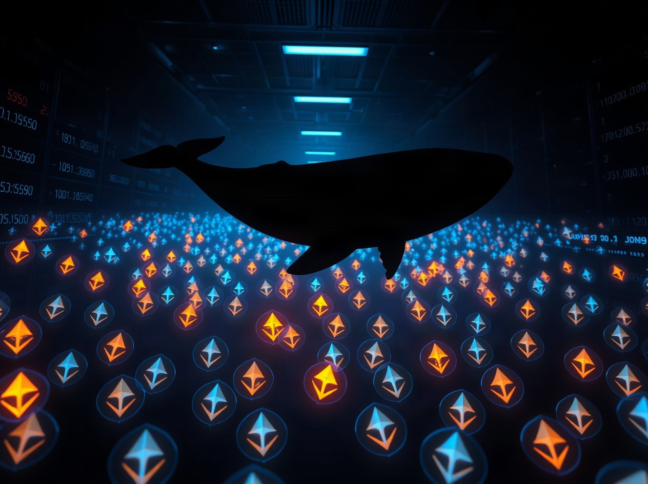 Whale Moves $238M in ETH Off Binance Over Three Weeks, Data Shows