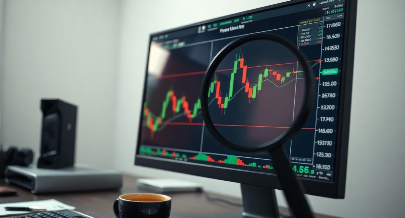 Analyst reviewing Bitcoin and Ethereum whale accumulation charts on a monitor