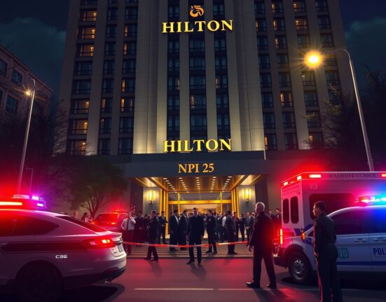 Emergency response at Washington Hilton after White House Correspondents' Dinner shooting