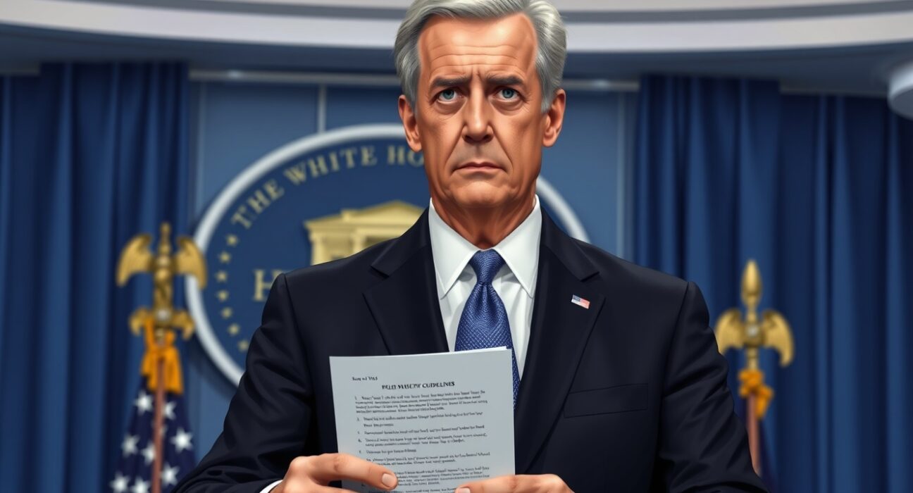 White House official issues warning about Iran war prediction markets to staff members