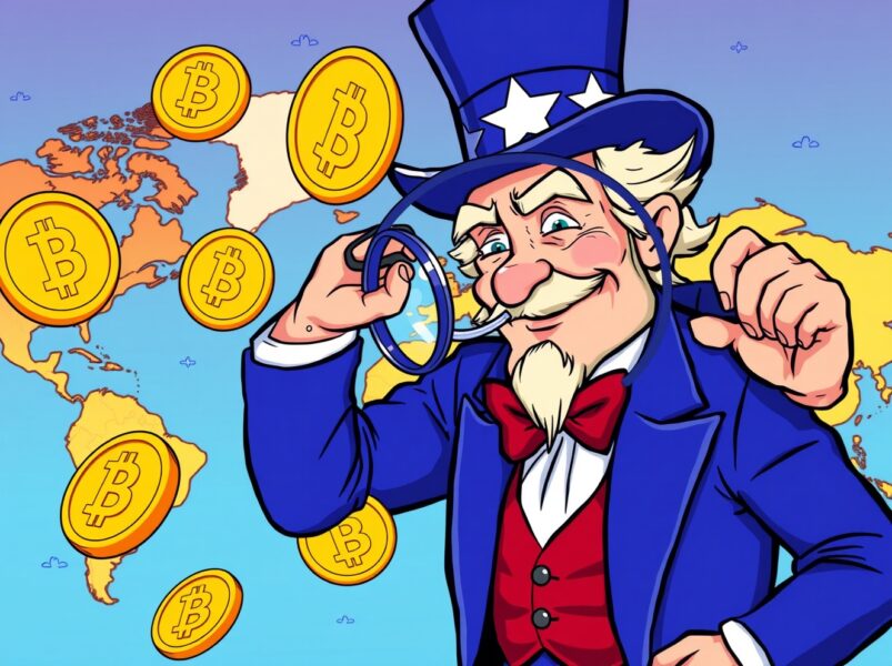 IRS accessing overseas crypto holdings through international tax policy illustration