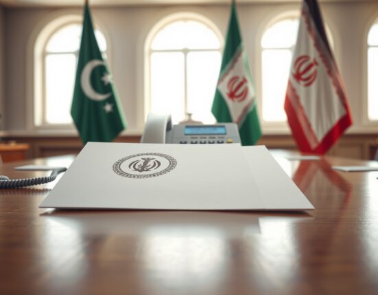 Diplomatic documents representing Pakistan's Iran proposal on the White House agenda.