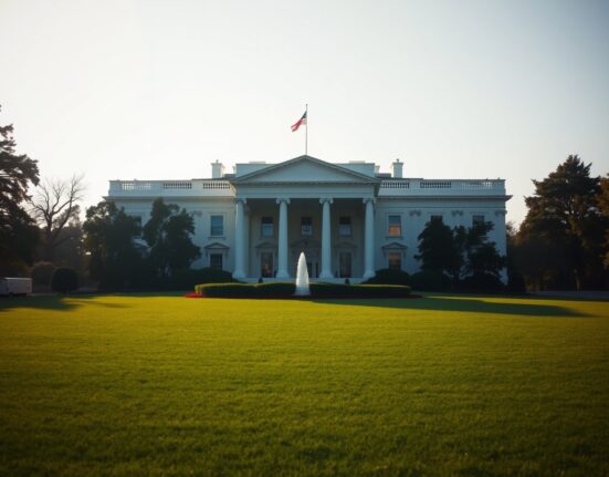 White House building exterior in Washington, D.C., under afternoon sunlight