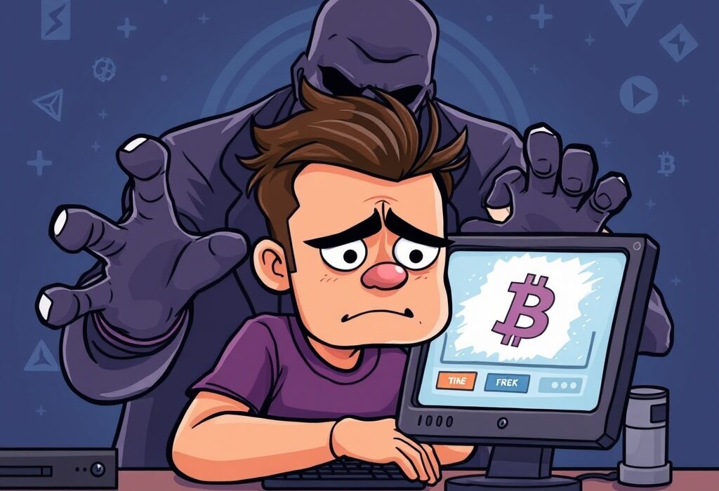 A developer frustrated by a WLFI asset freeze, highlighting the impact of automated compliance on crypto users.