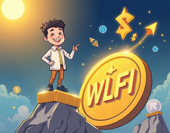 Justin Sun confidently endorsing the long-term potential of WLFI, signaling a strong belief in its future growth.