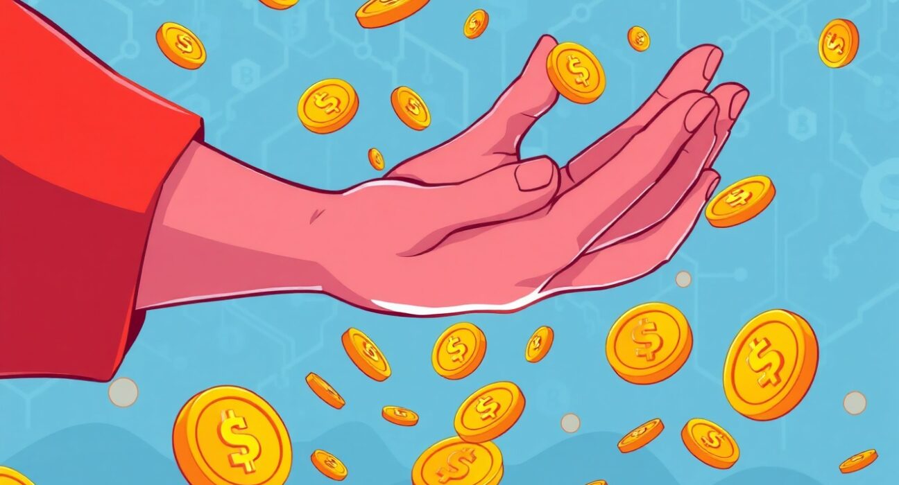 WLFI token buyback illustration showing massive cryptocurrency value appreciation through strategic token acquisition