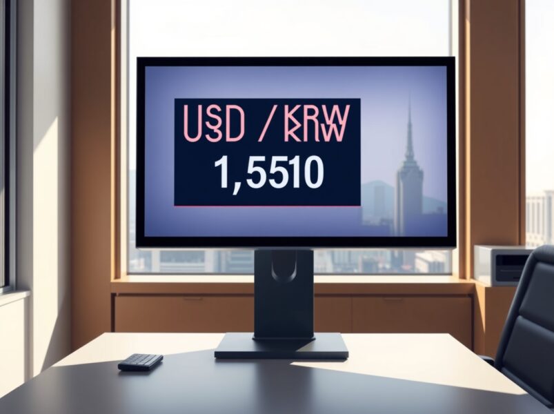 Won-Dollar Exchange Rate Soars Past 1,510, Reaching Staggering 17-Year High