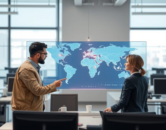 Team collaborating on Wonderful AI's global deployment strategy for customer service agents.