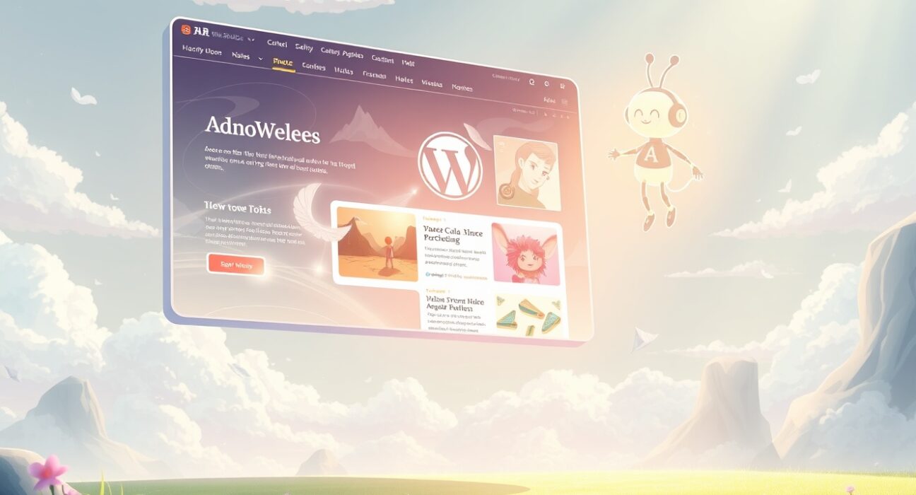 WordPress AI assistant transforming website design with natural language commands and visual editing tools