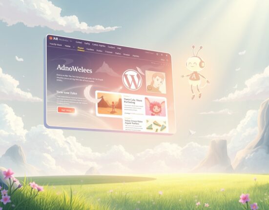 WordPress AI assistant transforming website design with natural language commands and visual editing tools