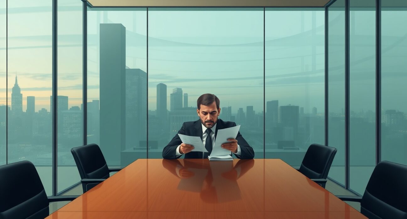 Zach Witkoff, World Liberty Financial co-founder, expresses confidence that the Justin Sun lawsuit will be dismissed in a legal conference room.