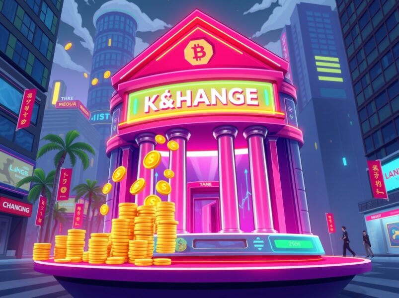 Strategic TRX deposit flowing from financial institution to cryptocurrency exchange platform