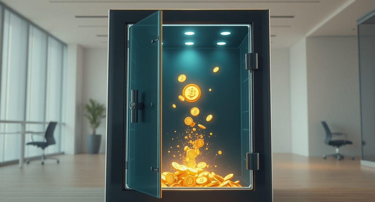 World Liberty Financial WLFI token burn concept showing digital tokens being permanently removed from circulation.