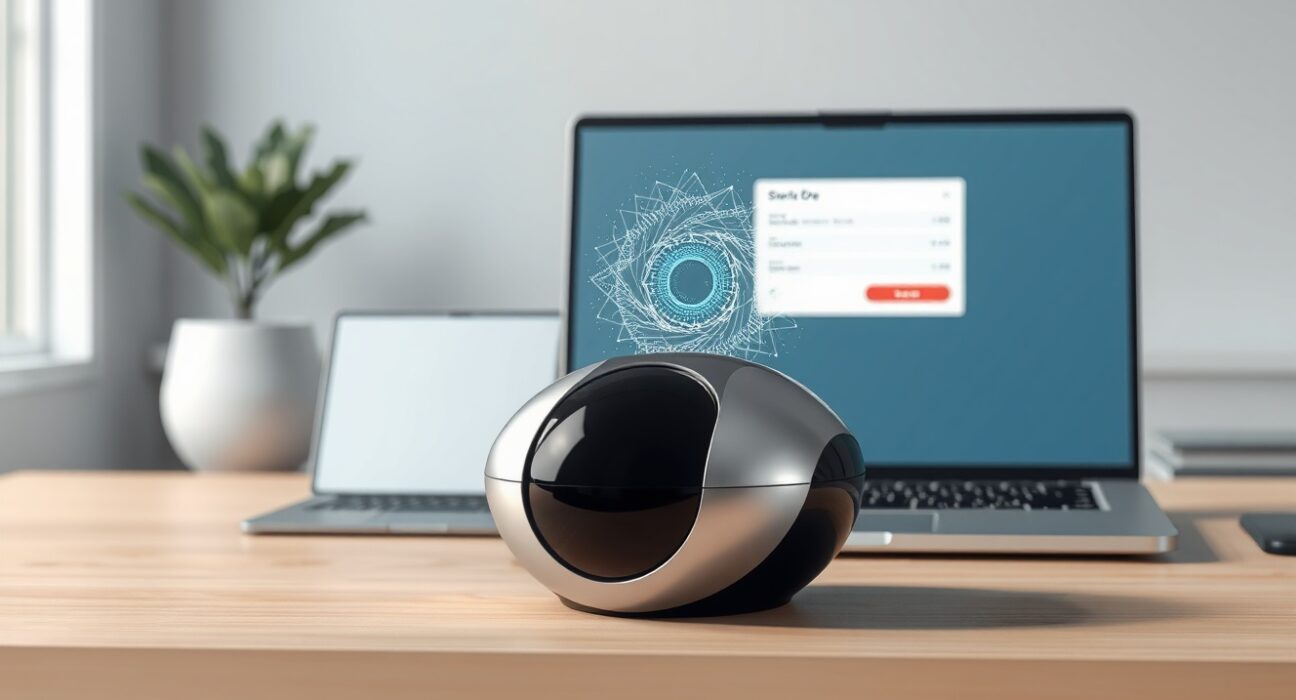 World's Orb device and iris verification for securing AI shopping agents and agentic commerce.