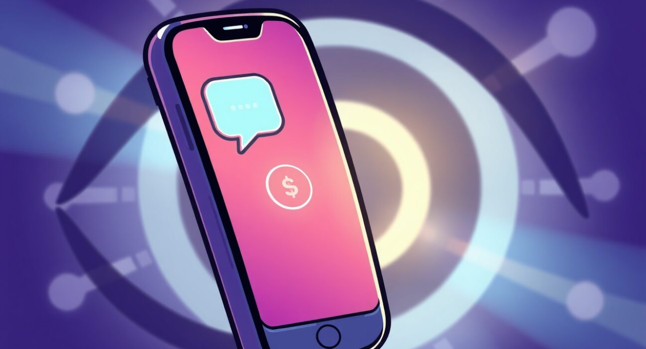 Worldcoin app update enabling secure crypto transfers and encrypted chat on a smartphone.