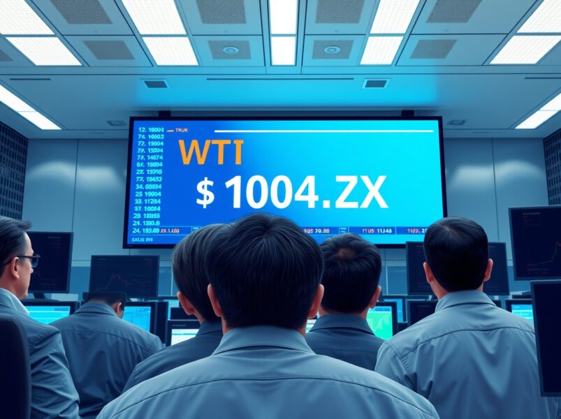 WTI Crude Oil Skyrockets: Prices Hold Near $104 as Supply Fears Intensify