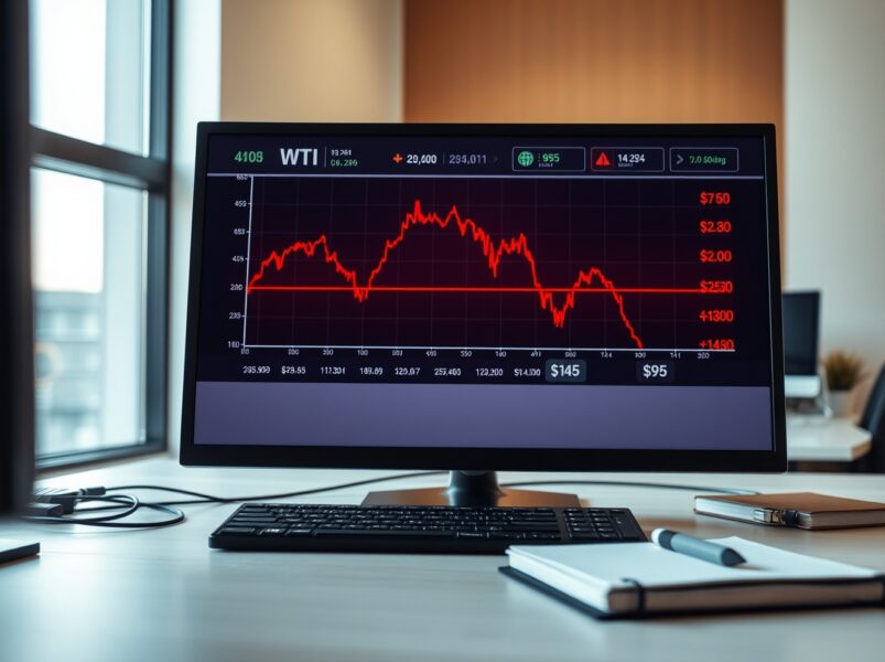 WTI Crude Oil Plummets Below $95 as Iran Risk Premium Evaporates