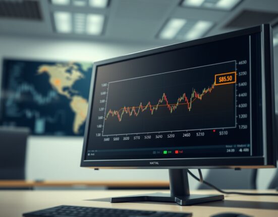 WTI crude oil price chart stable ahead of US-Iran nuclear negotiations impacting global energy markets.