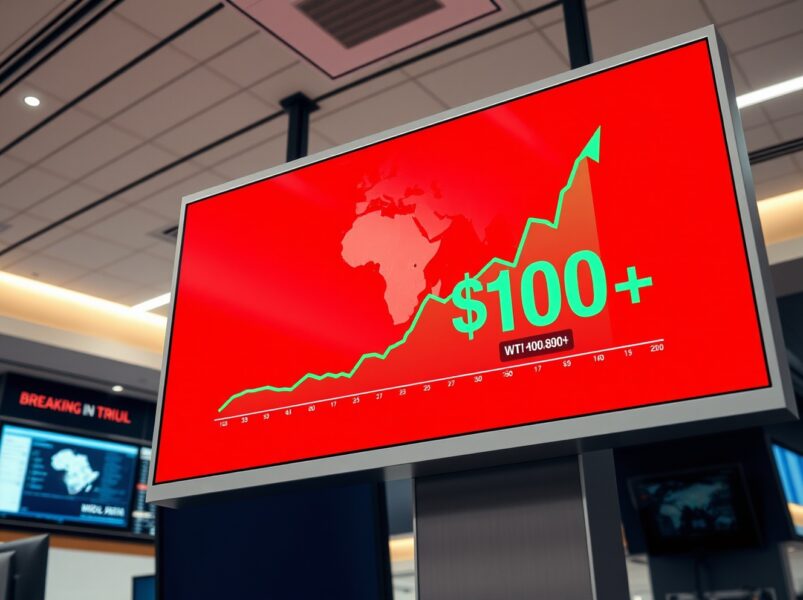 نفت خام WTI در میانه درگیری خاورمیانه از مرز ۱۰۰ دلار عبور کرد، سپس در پی مذاکرات ذخایر اضطراری سقوط کرد
