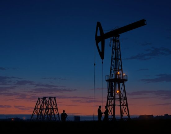 WTI oil price volatility due to US-Iran geopolitical tensions affecting global markets.