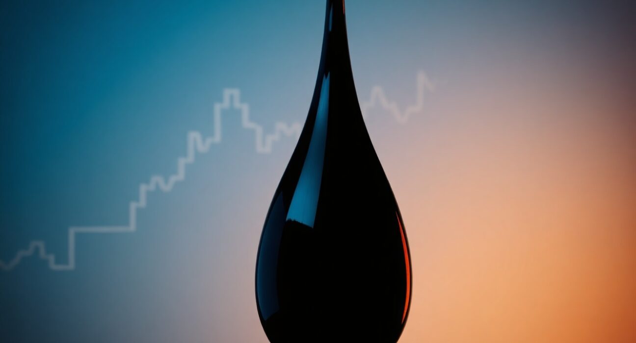 WTI crude oil price forecast with technical analysis showing failure near Fibonacci retracement level.