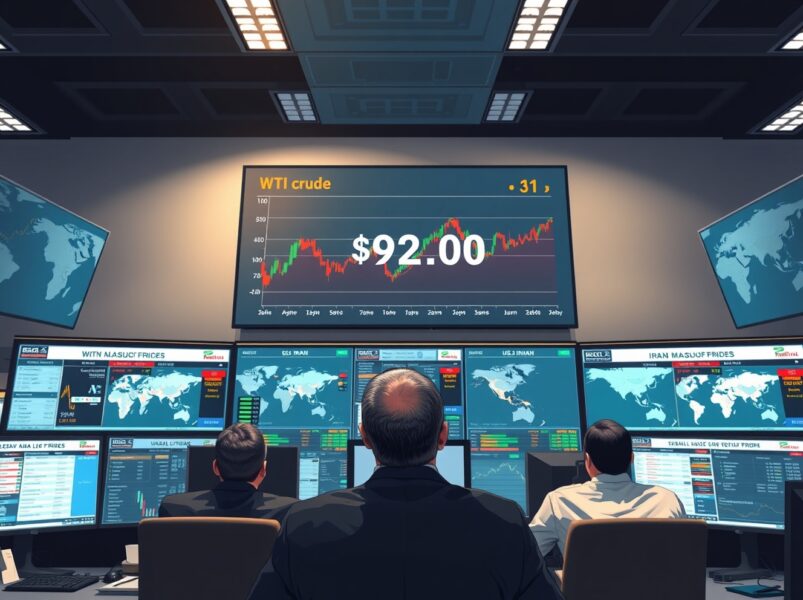 Πρόβλεψη Τιμής WTI: Κρίσιμη Ανάλυση της Πτώσης των $92.00 εν Μέσω Ανοδικής Τάσης Πριν από τις Κρίσιμες Συνομιλίες ΗΠΑ-Ιράν