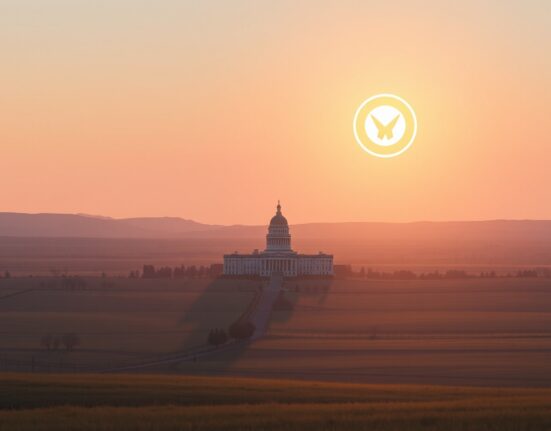 Historic launch of Wyoming's state-issued FRNT stablecoin on the Solana blockchain for transparent government finance.