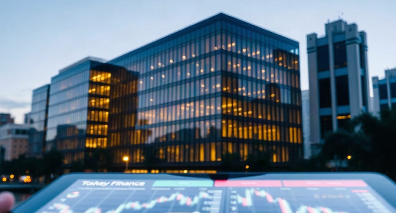X Layer RWA incentive program - blockchain network over financial district skyline