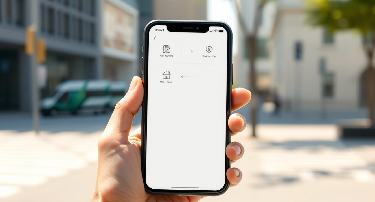 Smartphone displaying X Money app interface with payment options
