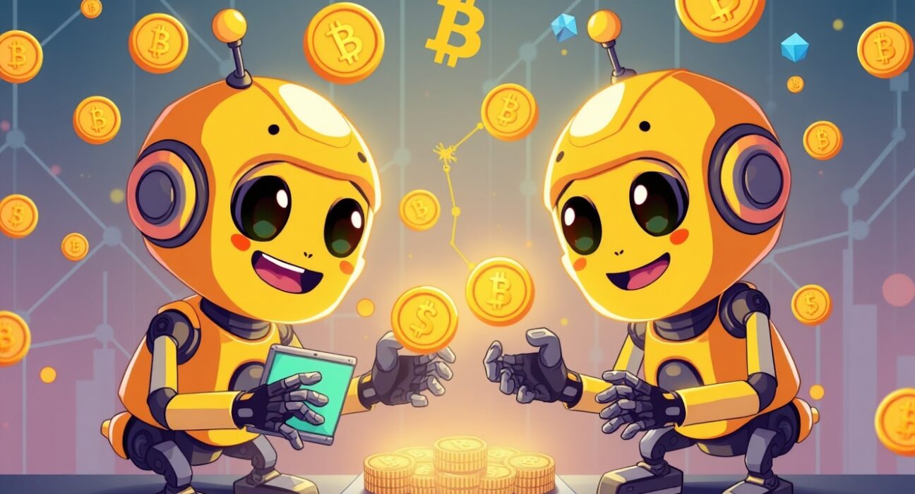 x402 protocol enabling AI robots to make autonomous blockchain payments in digital economy