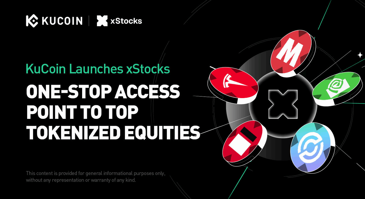 KuCoin Launches xStocks, Delivering a One-Stop Access Point to Top Global Tokenized Equities