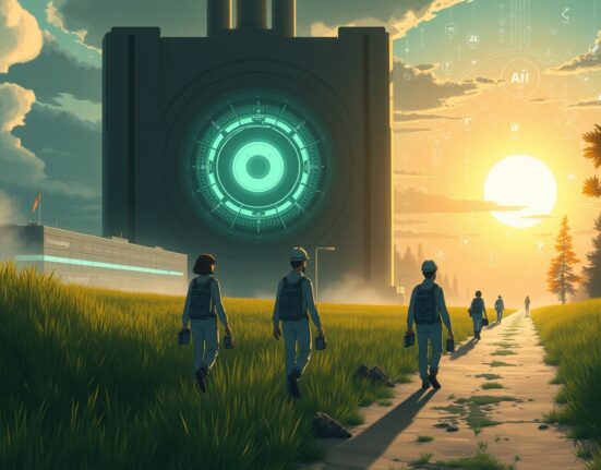 Illustration of the xAI exodus showing senior engineers departing the company during a period of controversy.